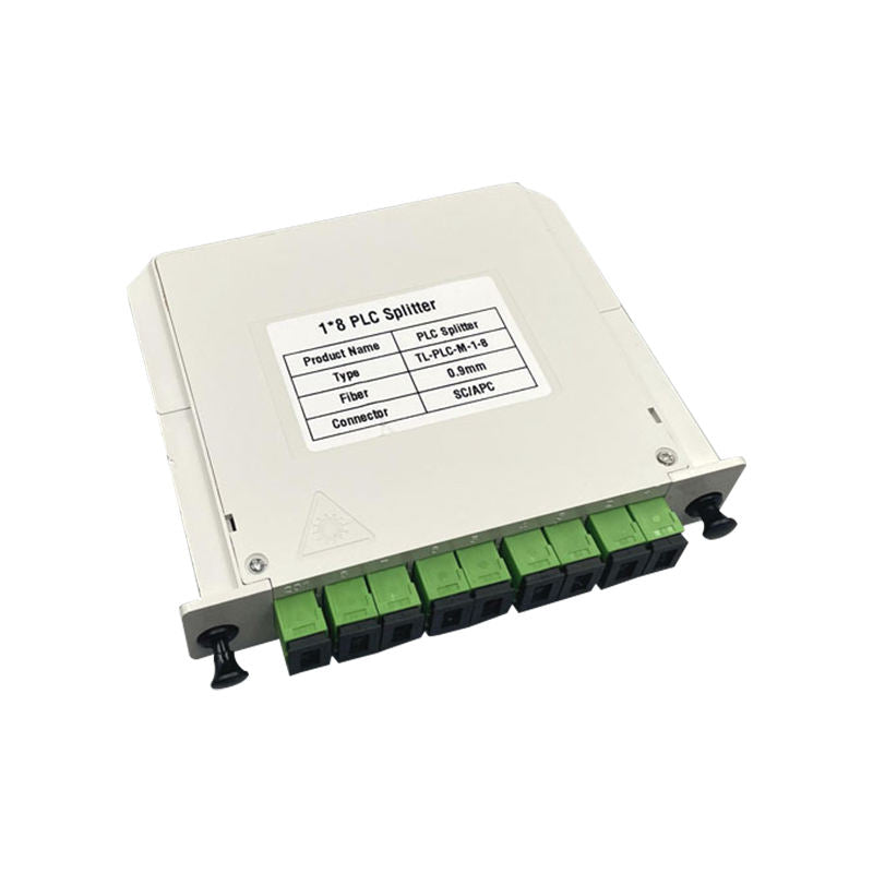 Splitter PLC 1:8, SC/APC, kaset LGX