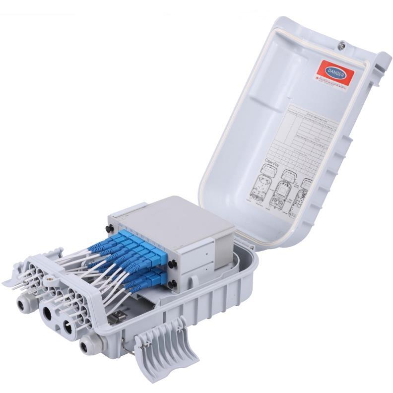 Kotak distribusi 16 serat untuk splitter PLC