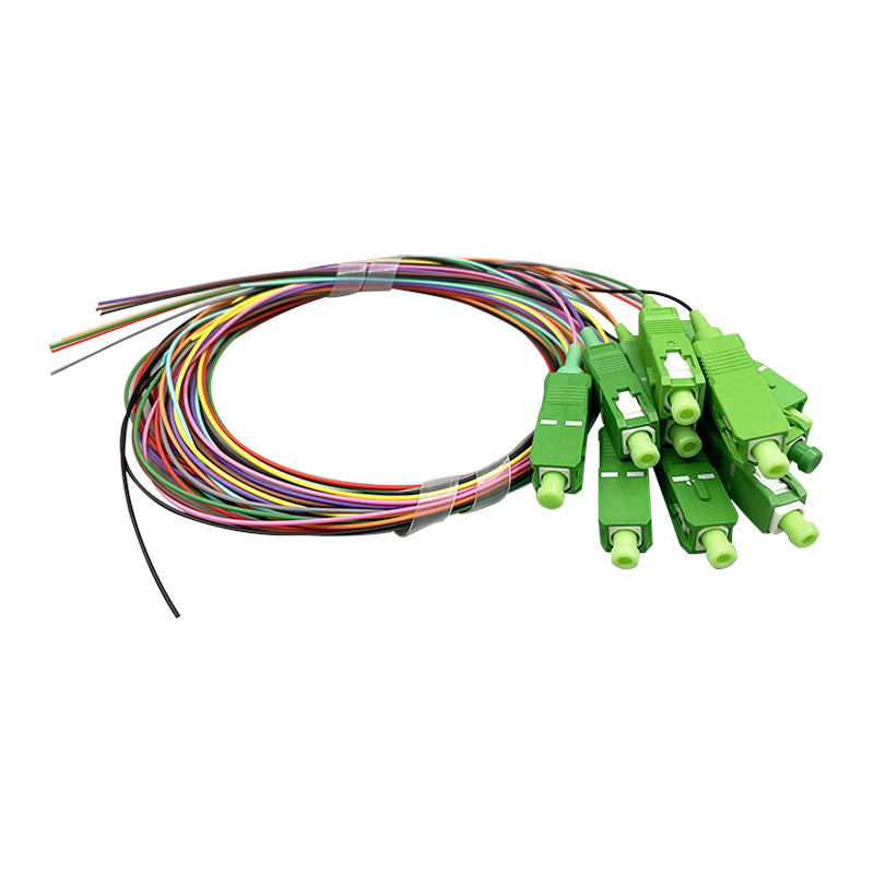 SC/APC pigtail set, 12 fibers