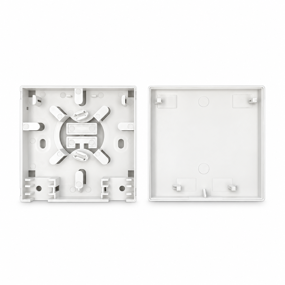 2 Core Fiber Optical Rosette Box