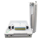 
Caja NAP de 16 fibras, doble puerta, IP65