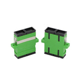 
Adaptor SC/APC duplex singlemode, hijau