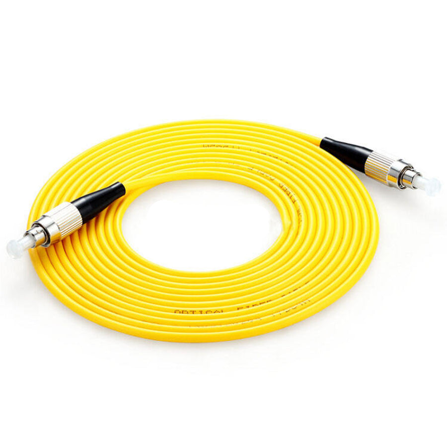 
FC/UPC–FC/UPC simplex singlemode patch cord, 1 m