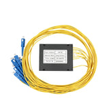 
Splitter PLC 1:8, SC/UPC, kaset ABS