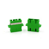 
Adaptor SC/APC duplex singlemode, hijau