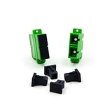 
Adaptor SC/APC duplex singlemode, hijau