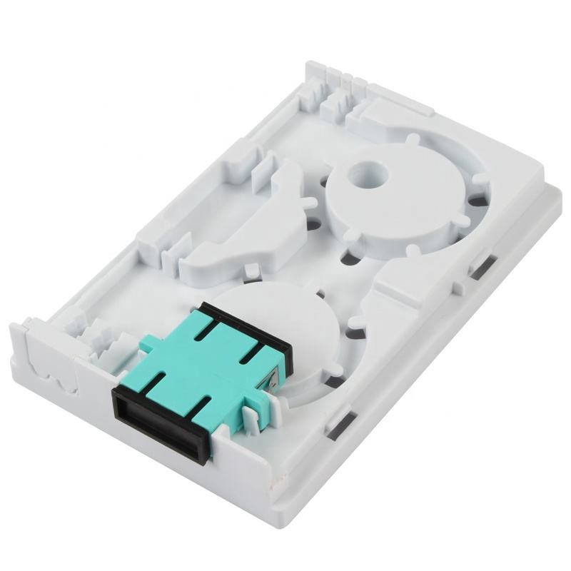
Caja de terminación de 1 fibra, blanca