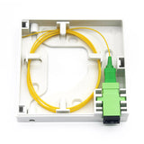 
1-fiber wall termination box, white