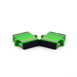 
Adaptor SC/APC duplex singlemode, hijau