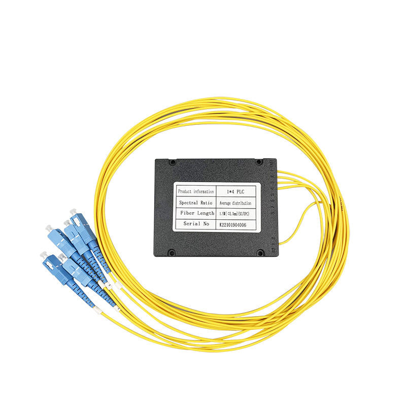 
1:4 PLC splitter, SC/UPC, cassette