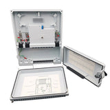 
Caja NAP de 16 fibras, doble puerta, IP65